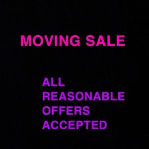 MOVING SALE